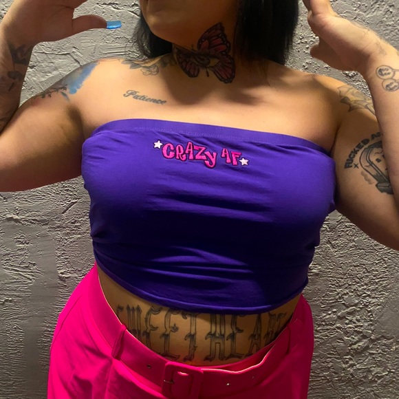 Tops - ❌SOLD❌ Crazy AF tube top